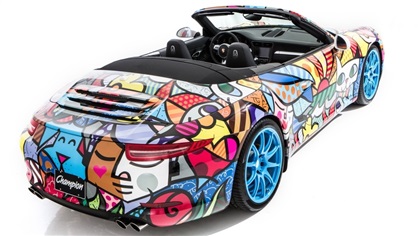 Porsche 911 Cabriolet Art Car by Romero Britto (2012)